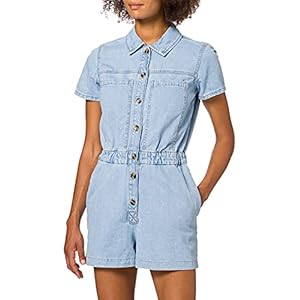 ONLY Dames Onlscarlett Life Ss DNM Playsuit NAS Jumpsuit