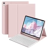 Clavier rechargeable à batterie longue durée : clavier sans fil pour iPad Air de 5e et 4ème Génération dispose d'une batterie Li-ion intégrée de qualité supérieure avec mode économie d'énergie. Chargement plus rapide avec port de type C pour claviers, connexion 2 à 3 heures de charge complète, au moins 70 heures de fonctionnement, 90 jours en veille. Parfait pour une utilisation à la maison, au bureau ou à l'école, pratique pour étudier et travailler en déplacement.