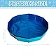 Katzen Pool 50x10cm, Faltbare Katzenpool mit 6 Spielzeug, Mini Pool für Katzen Hunde, Katzenspielzeug Swimmingpool, Planschbecken für Katze Hundebadewanne, Wasserspielzeug Minipool für Sommer (B)