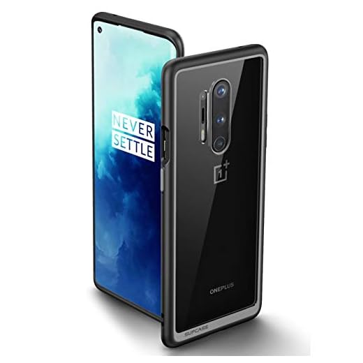 SUPCASE Fodral OnePlus 8 [Unicorn Beetle Style] Genomskinligt Skal Bumper Case Basfodral för OnePlus 8 - Svart