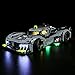 YEABRICKS LED Light for Lego-42156 Technic Peugeot 9X8 24H Le Mans Hybrid Hypercar Building Blocks Model (Lego Set NOT Included)