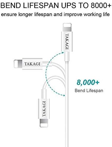 TAKAGI Compatible with Phone Charger Wall Plug Phone Adapter