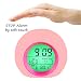 YUES Reloj Despertador Digital para niños, LED Reloj Alarma con 7 Colores...
