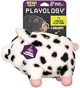 Playology Plush Toys for Dogs | Stuffed Animal Pig | Pork Sausage Scented Toy for Large Dogs