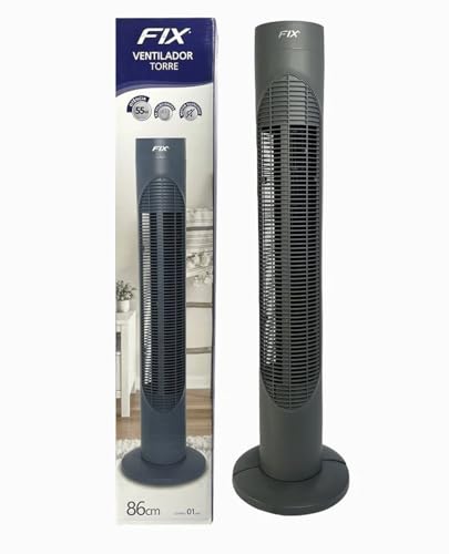 Ventilador de Torre com 3 Níveis de Velocidade, Circulação de Ar Interno, Design Moderno