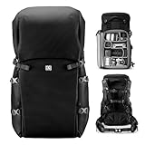 [K&F Concept] カメラバッグ カメラバックパック カメラリュック 40L 大容量 おしゃれ nikon canon Sigma Tamron sonyなどカメラ兼用 15インチPC 多機能 男女兼用 一眼レフバック 一眼レフ/三脚収納可 旅行/登り/出張/プロ仕様