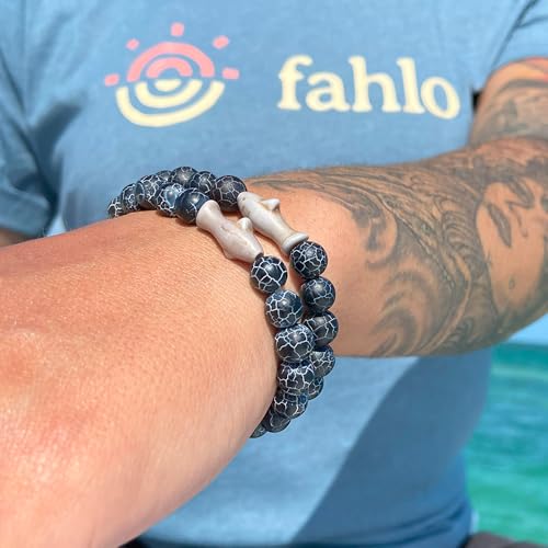 Fahlo Shark Tracking Bracelet, Elastic, supports Saving The Blue, one size fits most for Men and Women3