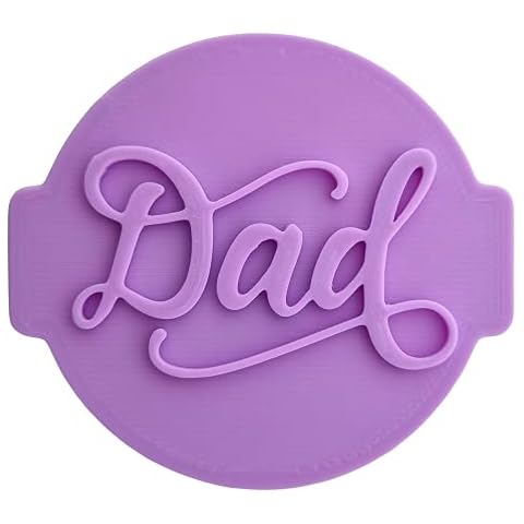 Birthday Dad HF23 - Embosser/Stamp for Fondant, Icing, Cupcake, Cake, Decoration Cover