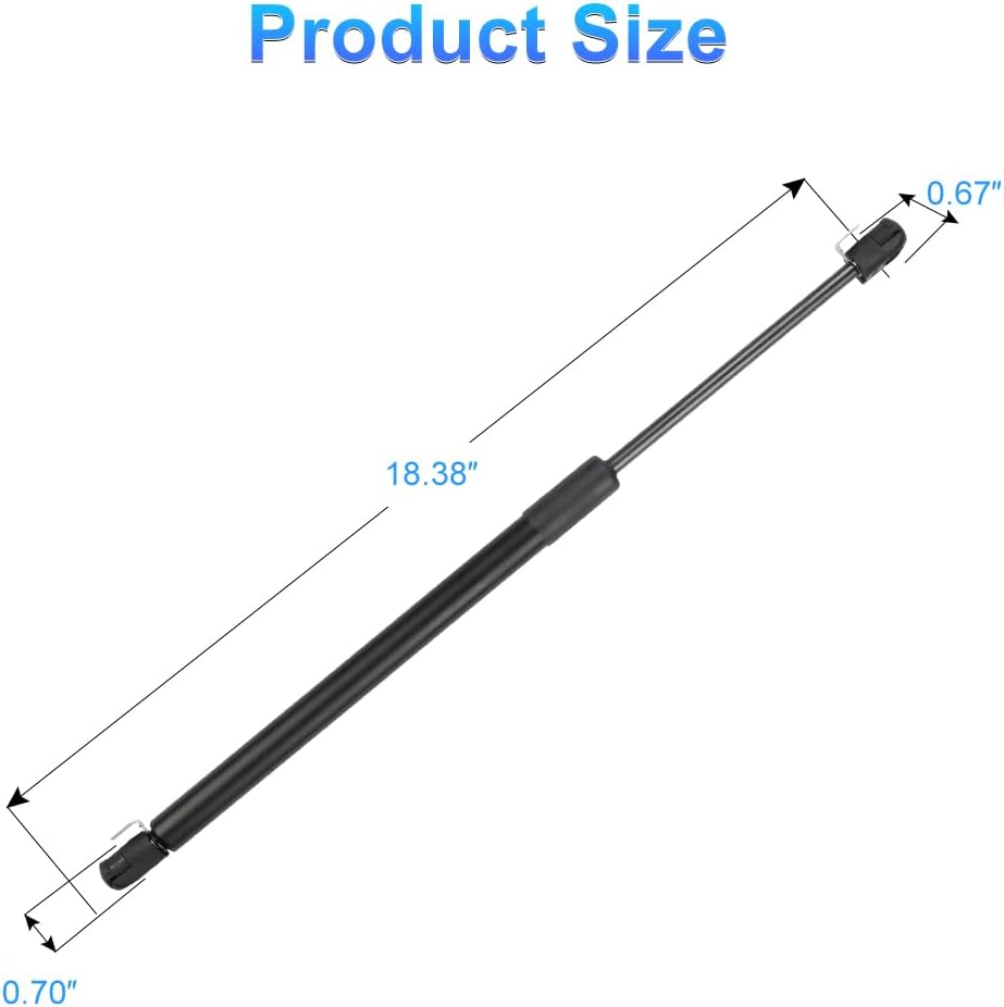 Rear Window Glass Lift Support Gas Shock Strut Replacement for 4650 95730 030091 10239 15645318 15692315 15692316 15983921 15983922 230041 5123738810502 Window Glass Lift Shock Support Strut