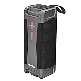 【 Disfrute de la música en cualquier momento y en cualquier lugar】: altavoz Bluetooth 4 horas de tiempo de carga, batería incorporada de alta capacidad de 5000 mAh que puede reproducir hasta 24 horas de música, también puede usar el altavoz portátil como un banco de energía para exteriores o situaciones de emergencia Cargue el teléfono. No importa dónde se encuentre, puede disfrutar de la música en cualquier momento y en cualquier lugar.