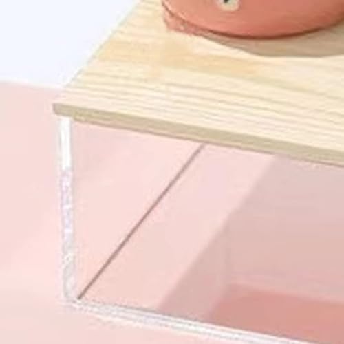 Caixa de banho de areia para pequenos animais, casa de coelho, caixa de banho de areia para hamster,