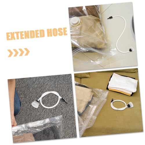 TOPPERFUN 4pcs Vacuum Sealer Hose Flexible Tubing for Automatic Food Vacuum Sealer Machines for -term Storage of Meat Seafood and Vegetables - Thumbnail 7