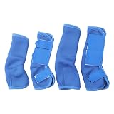 Gallopoff Guêtres pour Chevaux, Lot de 4, Réduisent les Coups de Pattes, Velcros Renforcés...