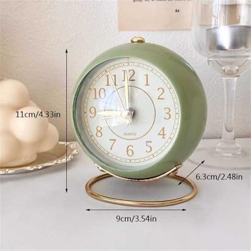 Reloj despertador analógico a pilas para mesa de noche 3