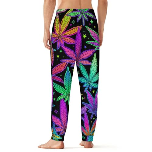 Mens Leisure Pajama Pant, Casual Soft Lounge Bottom Sleepwear Adult Loose Sleep Pants3