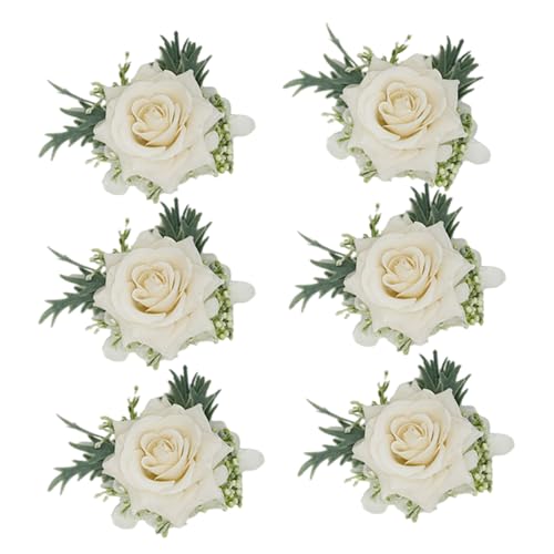 Accessoires de mariée en soie fine avec fleur de rose faite main