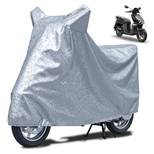 Image of FABTEC Waterproof Scooty Body Cover Compatible with Vida V1, A1 (Silver)
