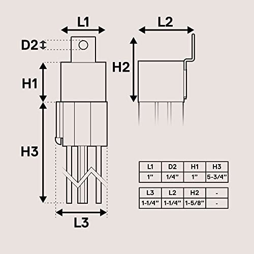 6 Pack Bosch Style 5-Pin 12V Relay Kit [Interlocking Harness Socket Holder] [14 Awg Hot Wires] [Spdt] [30/40 Amp] 12 Volt Automotive Relays For Auto Fan Cars #TOP5