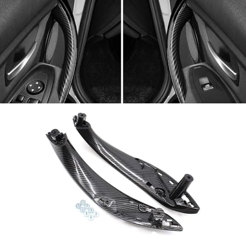 Goodithy for BMW 3/4 Series Door Handle, Carbon Fiber Front