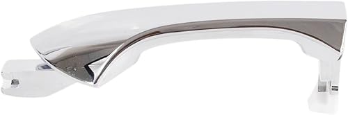 Miniatura 62 de TRQ Manija de puerta exterior delantera izquierda plateada para el lado del conductor compatible con Nissan 370Z 2009-2017