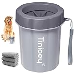 Dog Paw Cleaner for Medium Dogs (with 3 Absorbent Towels), Dog Paw Washer, Muddy Paw Cleaner, Pet Foot Cleaner