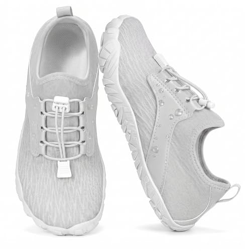 Image of Barefoot Water Shoes for Men Women 2026 Quick Dry Athletic Shoes Non-Slip Wide Toe Aqua Footwear Beach Swim Hiking Kayaking Yoga Outdoor Sport