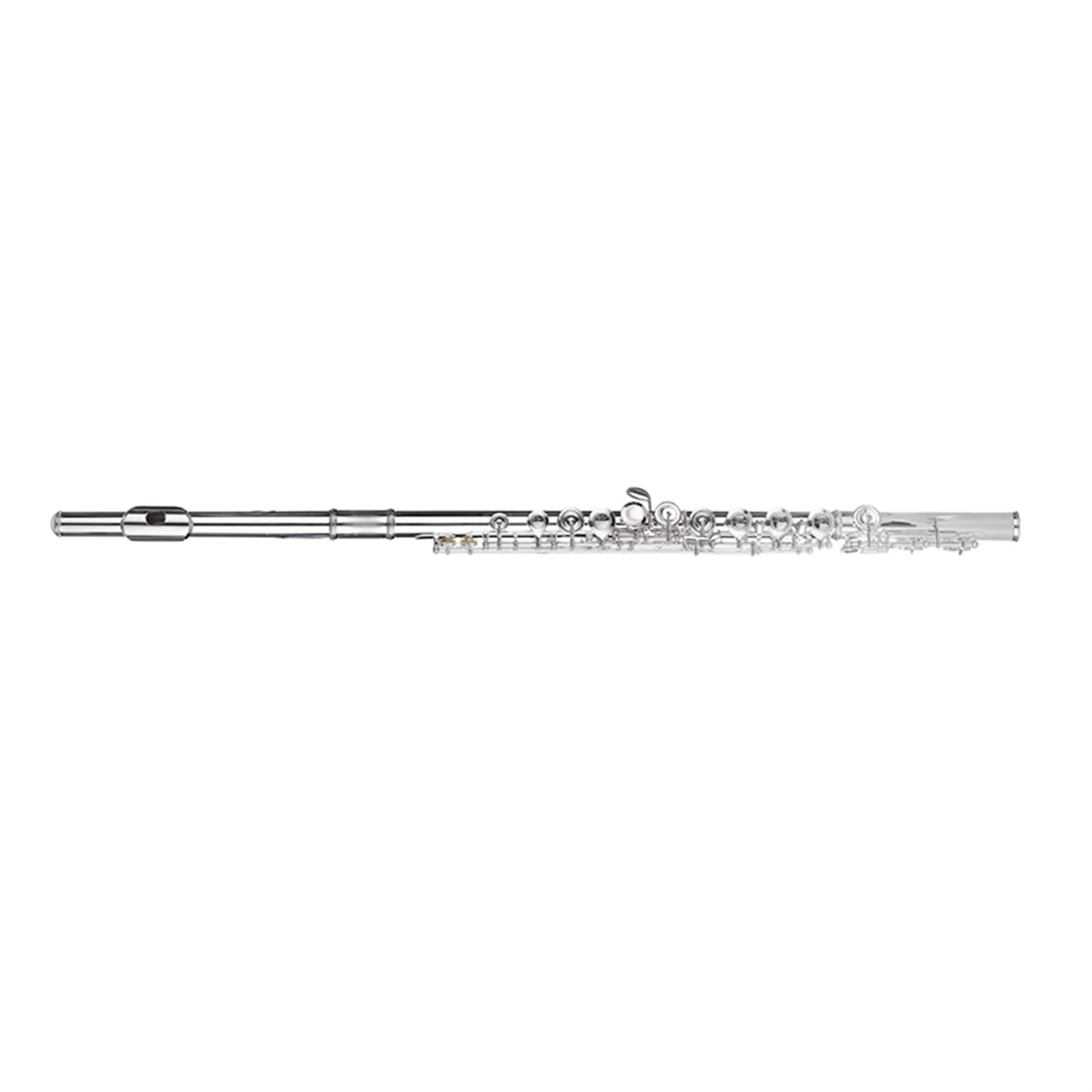 flauta travesera Botón Francés 16 Orificios Cerrados C-tune Flauta Cuerpo Plateado De Cobre Blanco Para Principiantes instrumento de flauta profesional