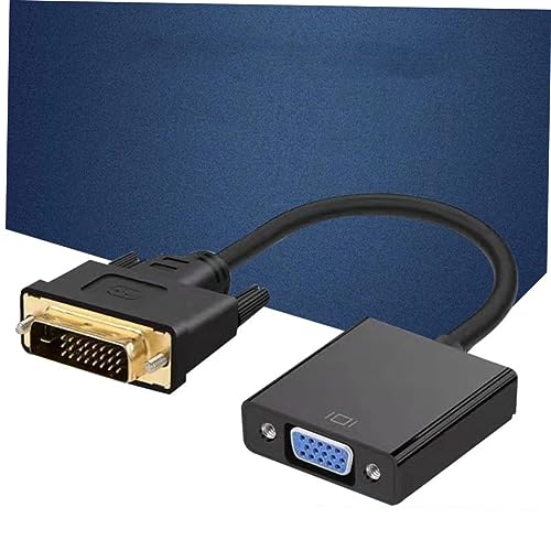 HEMOTON conversor de vídeo masculino para feminino dvi-d para cabo adaptador conversor dvi macho par