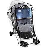 Stroller Rain Cover, Universal Plastic Stroller Rain Cover for Jogging Stroller, Baby Travel Weather...