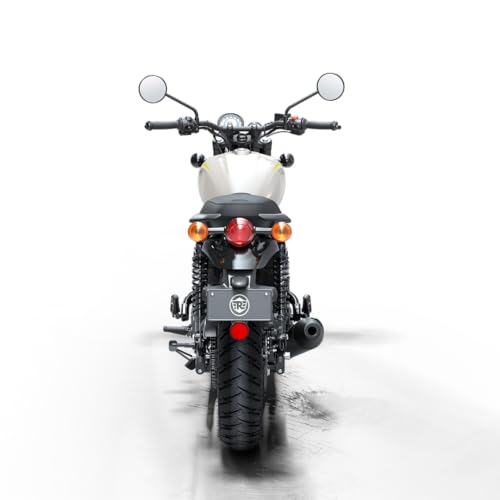 Image of Royal Enfield Hunter 350 with Disc & Alloy Wheels Motorcycle (Rio White) Booking for Ex-Showroom Price