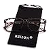 Beison Womens Mens Glasses Frame Nerd Eyeglasses Clear Lens (Leopard, 54)