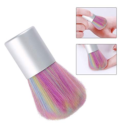 Brosse de poussière pour ongles, Brosse de nettoyage pour la peinture pour manucure ongles Brosse de nettoyage souple pour ongles gel UV, outil de manucure,Pinceaux de manucure