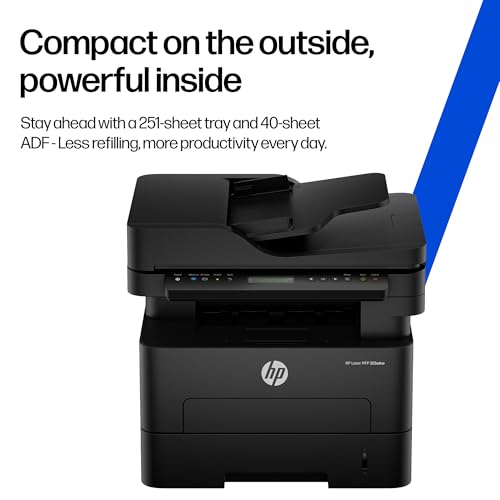 HP 323sdnw Auto Duplex WiFi Laser Printer (New Launch) with ADF, Print Scan Copy, LCD Display, 30 PPM, 256 MB Memory, Black view 2