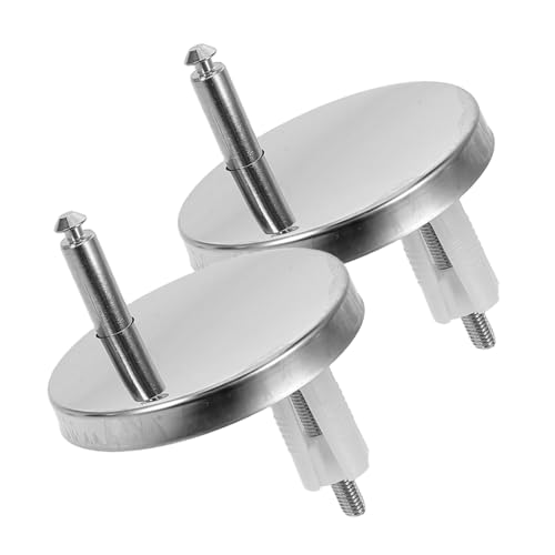 Mipcase 2 Pares Kit Fijación para Asiento de Inodoro Tornillos Plástico con Anclajes de Expansión de Goma para Montaje Rápido y Seguro con Mecanismo de Liberación Rápida