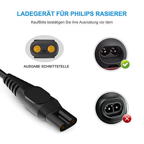 BENSN 8V 2W Shaver Netzeil Ersatz für Philips HQ850 Rasierer Ladegerät Oneblade Hybrid Styler QP2530, QP2530/30, QP2630, QP2630/30 - Image 3