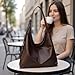 Imagen de Homirty Bolso Grande Hobo, Slouchy Tote Bag
