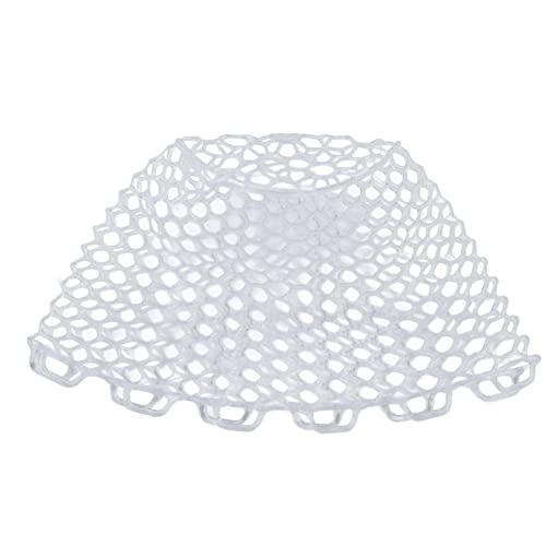 Rplacement Fishing Net, Rubber Replacement Landing Net Net for Angler White 21cm Depth