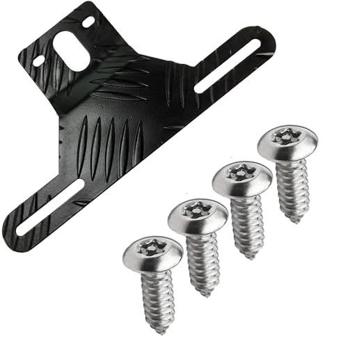NEBYWOLD Aluminum Trailer License Plate Light Bracket License Plate Bracket for Mounting Brackets Trailers Trucks Cars