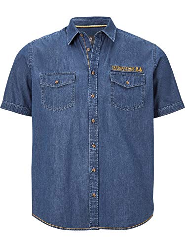 Preisvergleich Produktbild Jan Vanderstorm Herren Jeanshemd Joar blau XL - 43 / 44