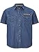 Produktbild Jan Vanderstorm Herren Jeanshemd Joar blau XL - 43/44