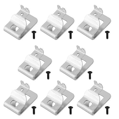 8 peças de clipes de cinto para ferramentas de perfuração de aço inoxidável Dewalt 304 kit de gancho