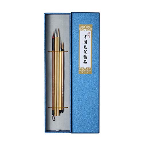 Wancetang Chinese Calligraphy Painting Brushes Professional Chinese Art Brush Set 5 Pcs Chinese Paint Brush Kit #TOP6