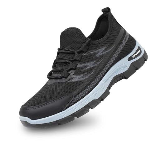Generisch Chaussures de VTT pour homme - Respirantes - Couleur unie - Chaussures de sport confortables et légères - Chaussures de sport pour homme - 46 2,...