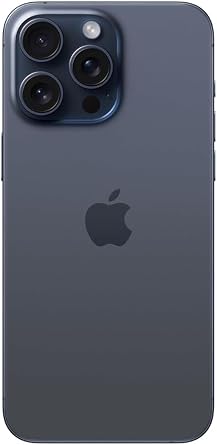Original Back Glass Replacement for iPhone 15 Pro Max All Carriers with Pre-Installed Adhesive and Repair 15 Pro Max Tool Blue Titanium