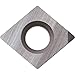 Kyocera CPGB 321SE KBN525 Grade CBN, 80 Degree Diamond, Positive Rake Angle, Neutral Turning Insert for Light Interruption in Hard Material (1 pc)