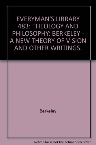A New Theory of Vision and Other Writings (Ever... [Unqualified] B000GYRK4O Book Cover