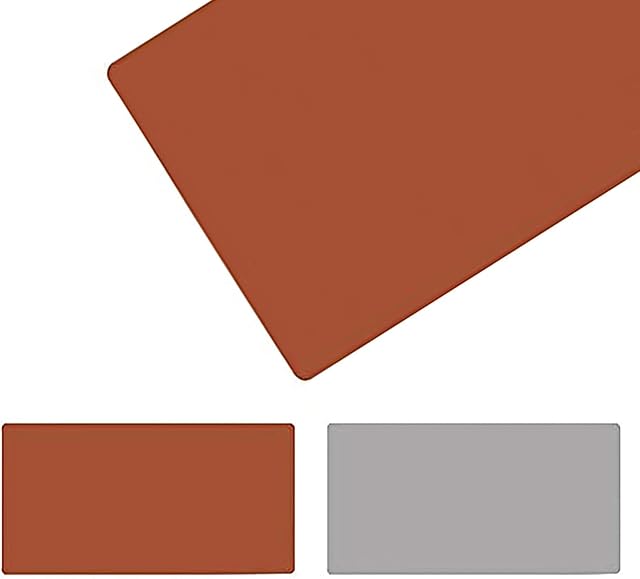 Mouse Pad, Gaming Mouse Pad, Waterproof Desk Blotter, PU Leather Desk Pad, Dual-Sided Desk Mat, Desk Writing Pad for Computers, Laptop, Office & Home, Brown/Grey.(Size: 50x150cm/19.69x59.06in)