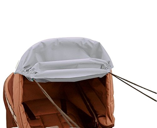 Sonnenmarkise Sonnensegel für Kinderwagen mit UV-Schutz hellgrau