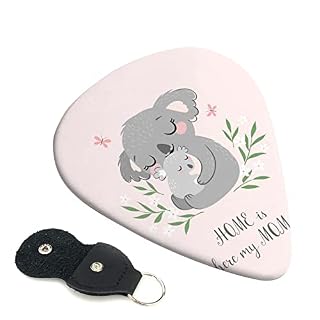 Cute Koala Mom Lot de 6 médiators pour guitare acoustique, guitare électrique, basse, ukulélé – Fin, moyen et épais. - Les Beatles, Paul McCartney, John Lennon, RIngo Starr, George Harrison