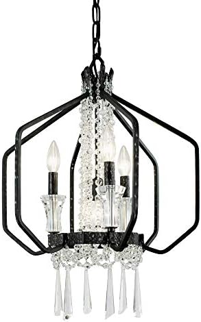 Varaluz 270P04OX Barcelona Pendant, Onyx